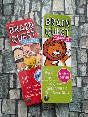 Brain Quest Express Decks Lot of 2